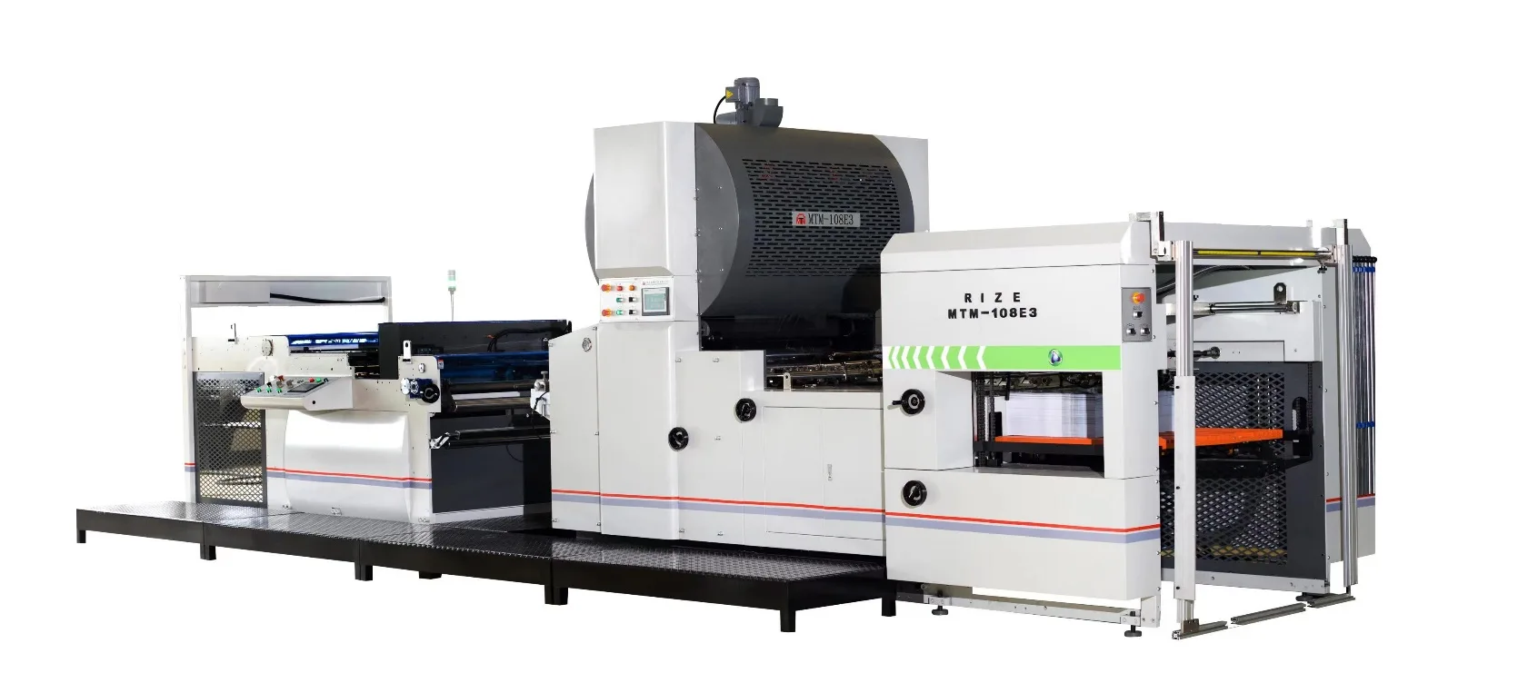 SAGLIN-MTM·E series multi-functional high-speed film laminator — complete production line view