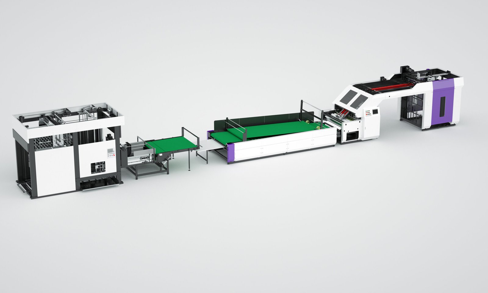 SAGLIN-DX-1450 with full safety enclosure — optional upgrade for premium factory environments