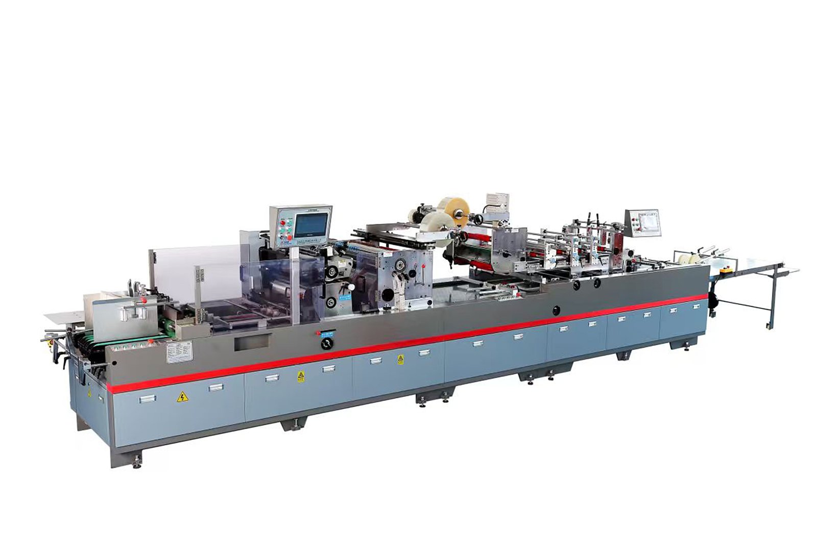 SAGLIN-VCUT800H — dedicated V-cut 3D window patching machine for premium cartons