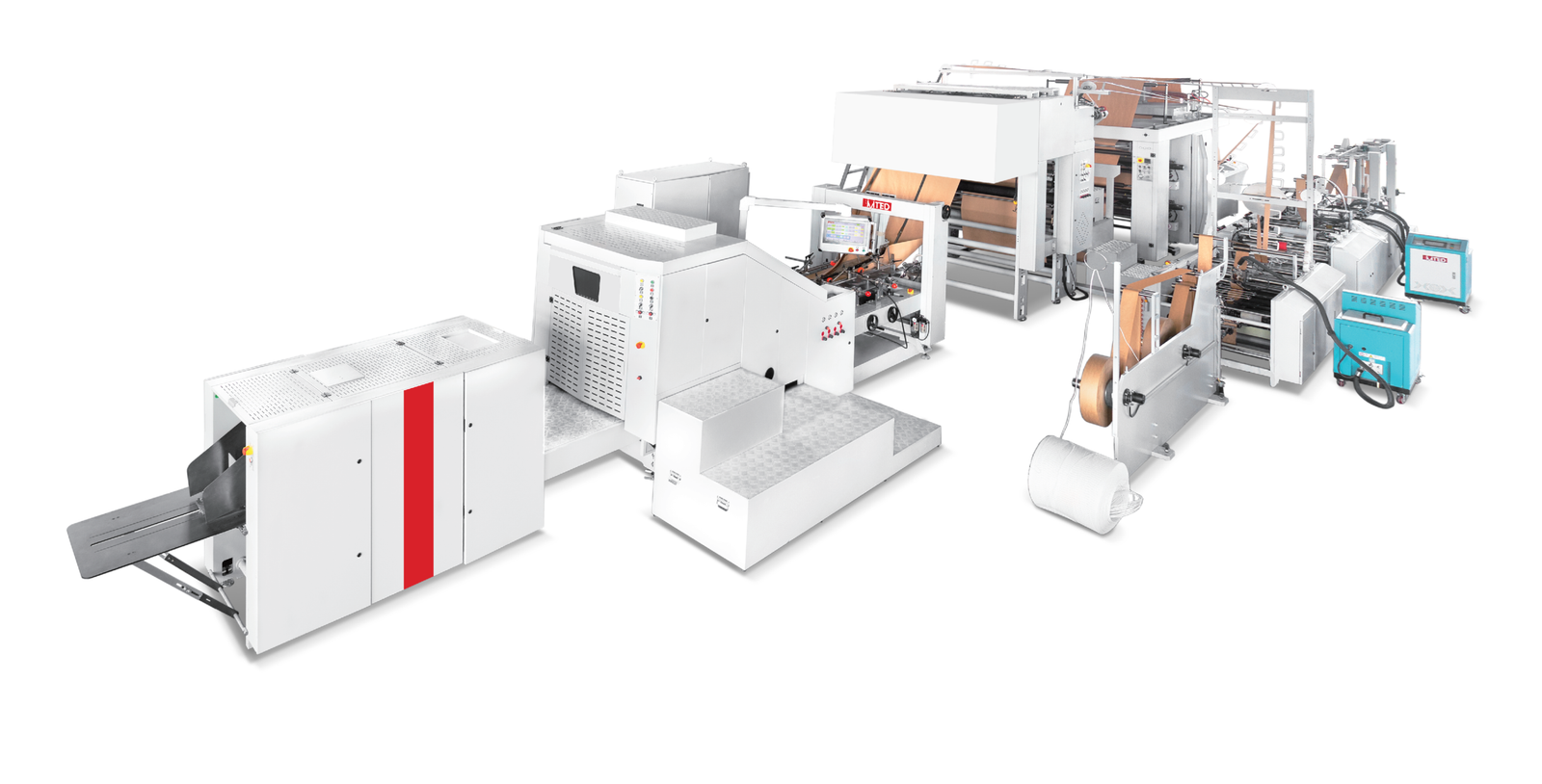 SAGLIN-RZFD-330TF — flagship twin-handle paper bag making machine